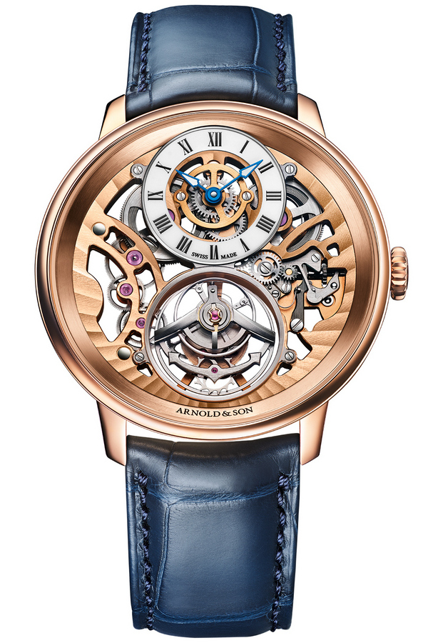 Arnold & Son Ultrathin Tourbillon Skeleton Red Gold